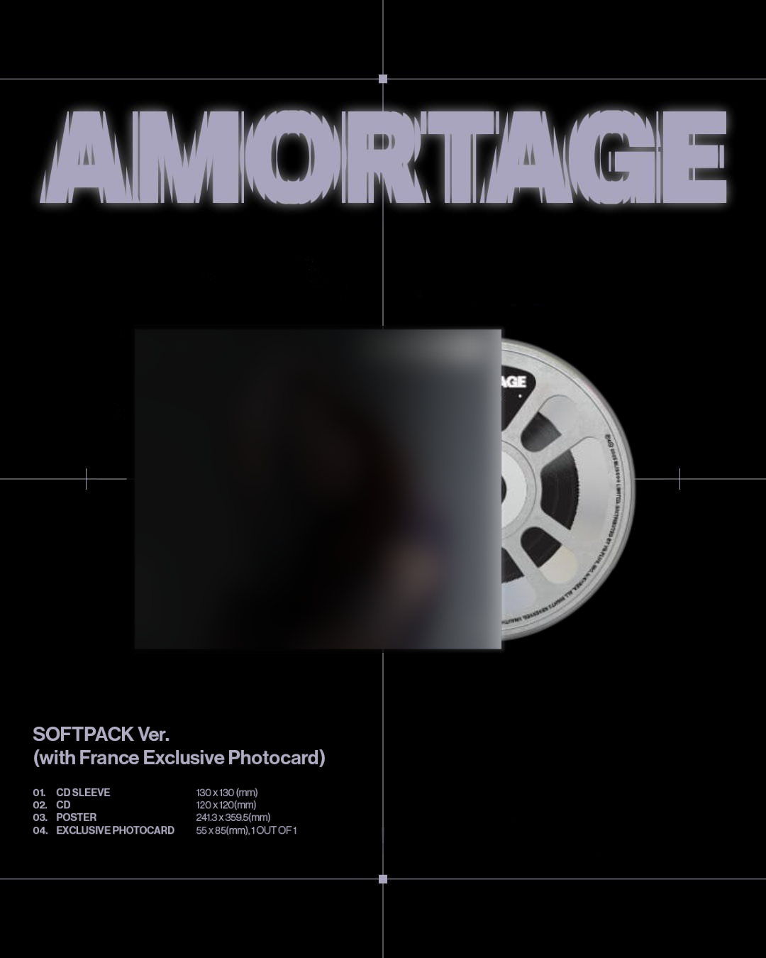 AMORTAGE - Photo softpack CD (exclusivité France)